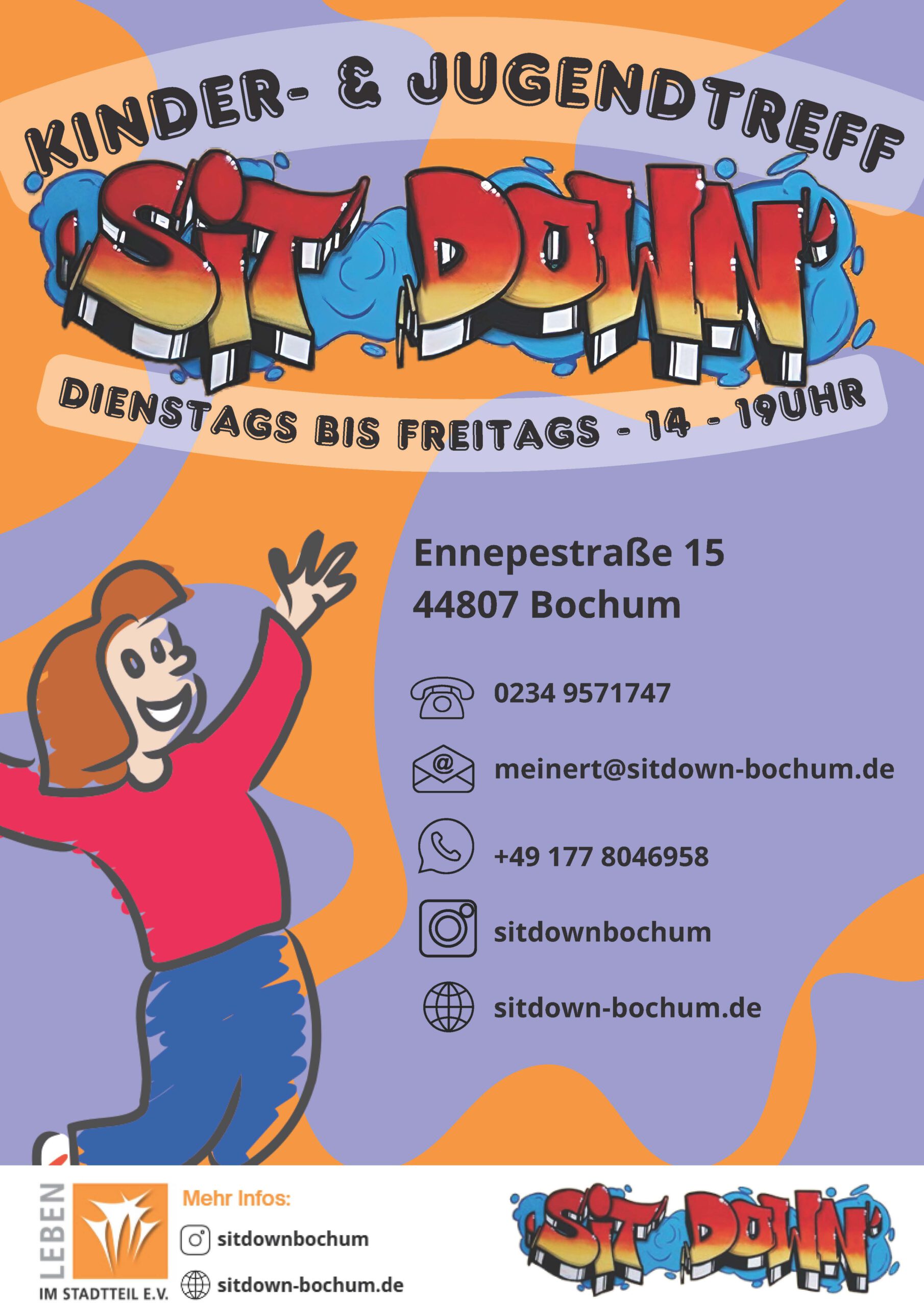 Kinder- und Jugendtreff Sit Down Bochum Kontakt Infos