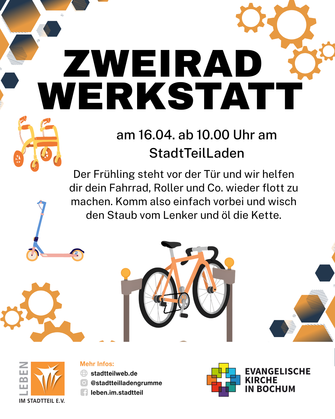 Zweiradwerkstatt Fahrrad, Roller und co